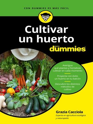 cover image of Cultivar un huerto para dummies